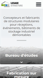 Mobile Screenshot of lesage-structure.fr